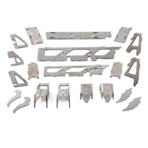Refuerzos de diferencial Truss and C-Gusset Dana 30 Rough Country para Jeep Wrangler JK - 10565 (Rough Country)