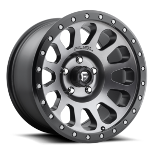 Llanta Fuel Vector (17×9) (Acabado Gris con anillo negro) (6-139mm) (Offset -12) – F-D60117908345