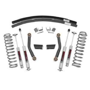 Kit de suspensión de 3″ para Jeep Cherokee XJ (1984-2001) (Inc. Barras tensoras) – -670XN2 (Rough Country)