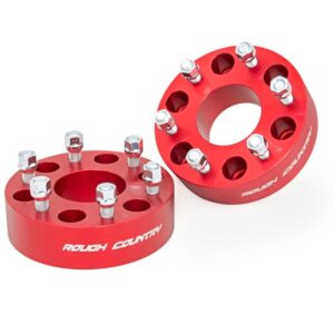 Espaciador de llanta de 2″ (6×5.5) para Chevrolet (Silverado/Suburban/Tahoe) – 1101RED (Rough Country)