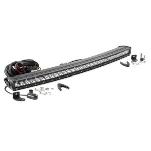 Barra de luz LED curva de 30″ cromada – 72730 (Rough Country)