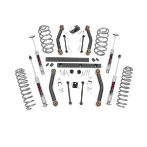 Kit de suspensión de 4″ para Jeep Wrangler TJ – 90630 (Rough Country)