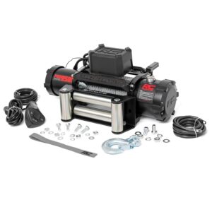 Winch eléctrico Rough Country 9500Lbs Pro Series (Piola de acero) – PRO9500 (Rough Country)