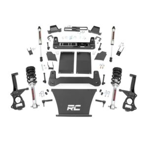 Kit de suspensión de 4″ para Chevrolet Trailboss (2019-2021) – 27571 – (Cuatro amortiguadores) (Rough Country)