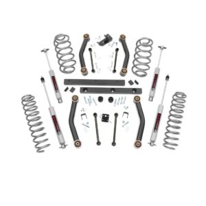 Kit de suspensión de 4″ para Jeep Wrangler TJ – 90730 (Rough Country)